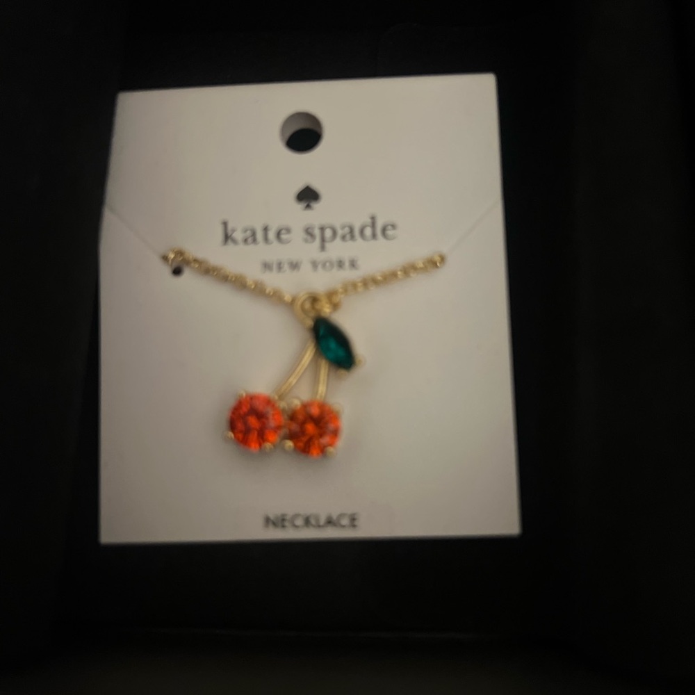 KATE SPADE • Ma Chérie Cherry Necklace - Picture 3 of 4